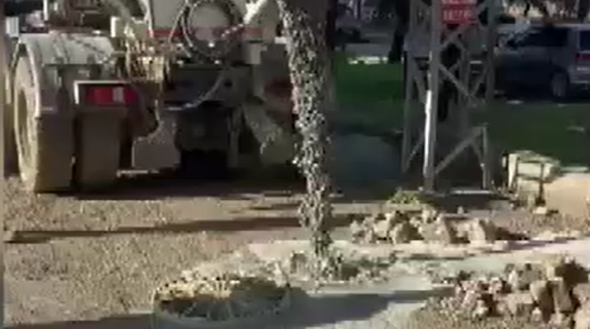 Kanalizasyona &ccedil;imento d&ouml;ken firmaya 213 bin lira ceza