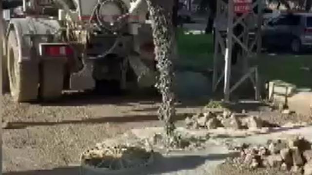 Kanalizasyona çimento döken firmaya 213 bin lira ceza