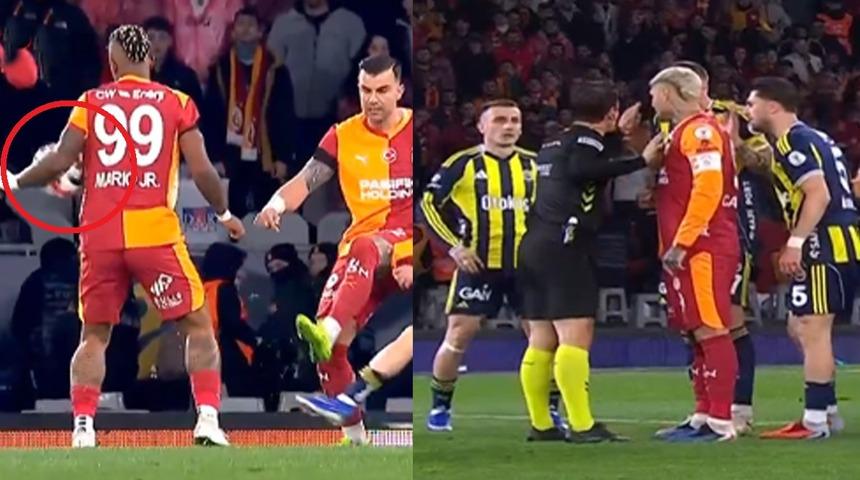 S&uuml;per Kupa'da yer yerinden oynadı! Fenerbah&ccedil;e penaltı bekledi, Galatasaray teknik heyeti &ccedil;ileden &ccedil;ıktı
