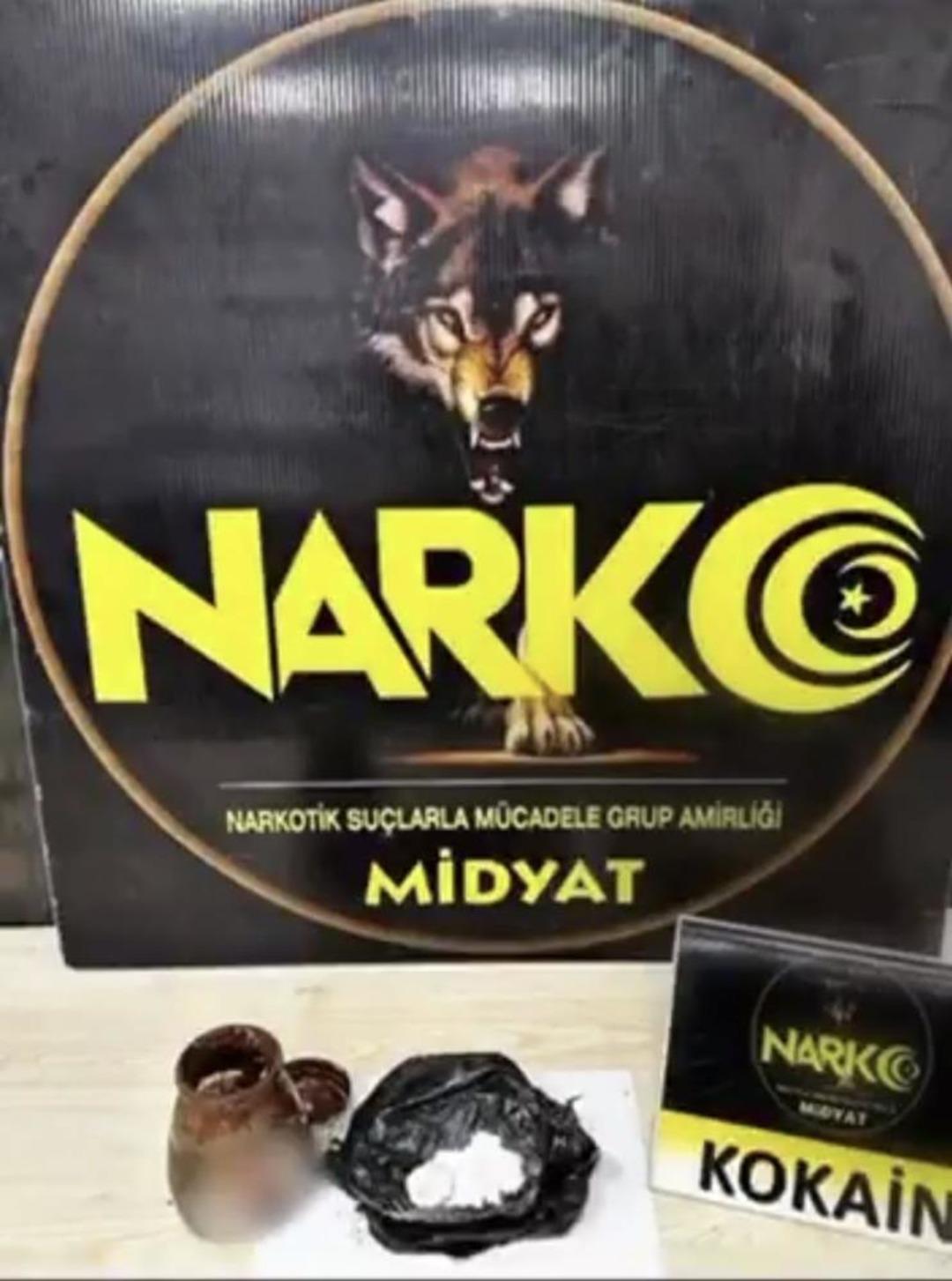 Mardin de &ccedil;ikolata kavanozunda kokain ele ge&ccedil;irildi 1