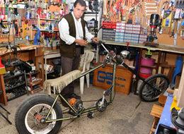 İnat uğruna chopper tarzı bisiklet üretiyor