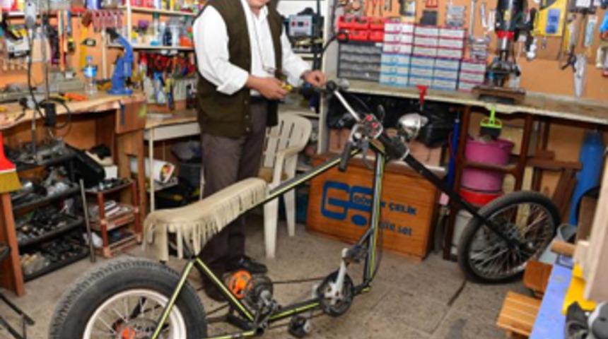 İnat uğruna chopper tarzı bisiklet üretiyor