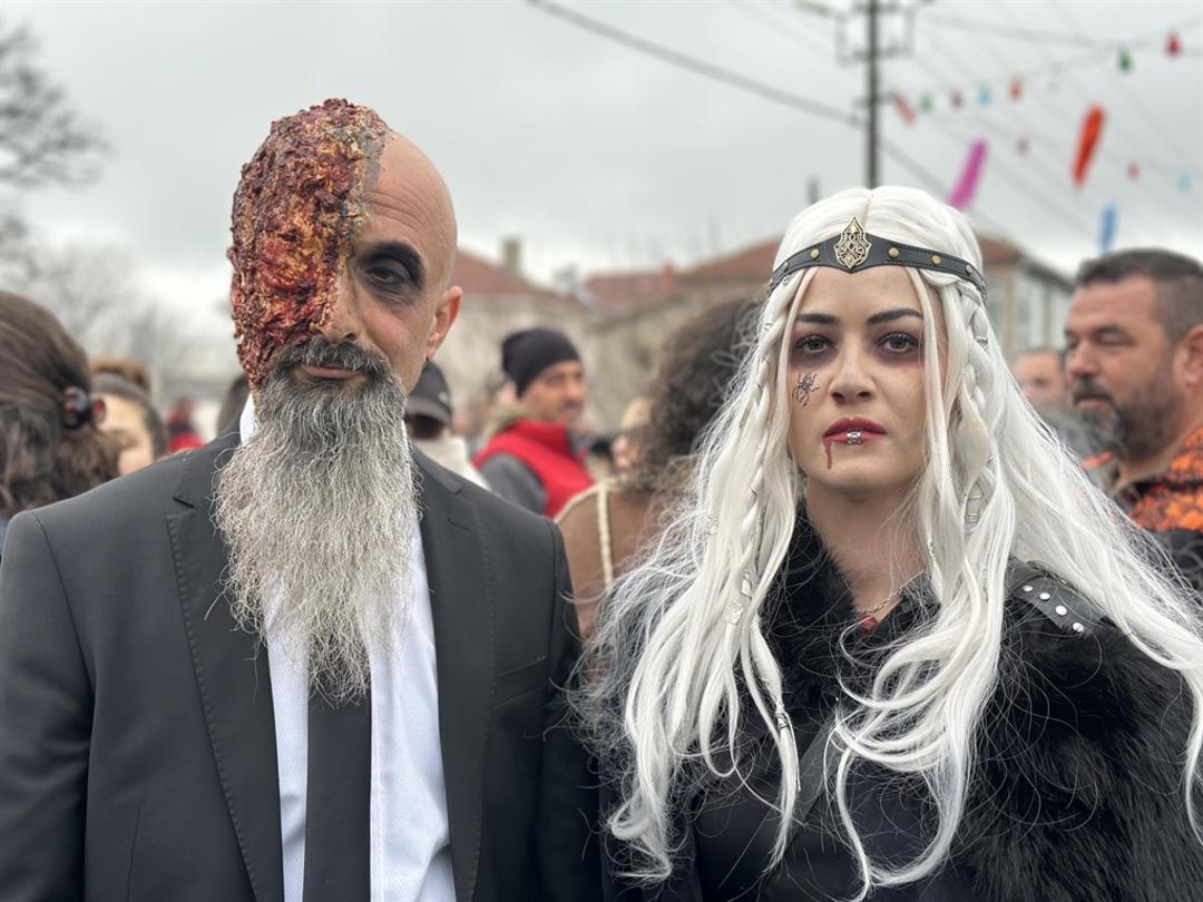 Hallowen değil Koleda! Renkli g&ouml;r&uuml;nt&uuml;lerin adresi Kırıkkale: Bin yıllık geleneği b&ouml;yle kutladılar 12