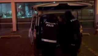 Yer: Samsun! Bir kişiyi darbedip polis aracına zarar veren 2 zanlı tutuklandı