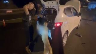 Kayseri'de otomobilin koltuk başlığına gizlenmiş uyuşturucu ele geçirildi; 4 gözaltı