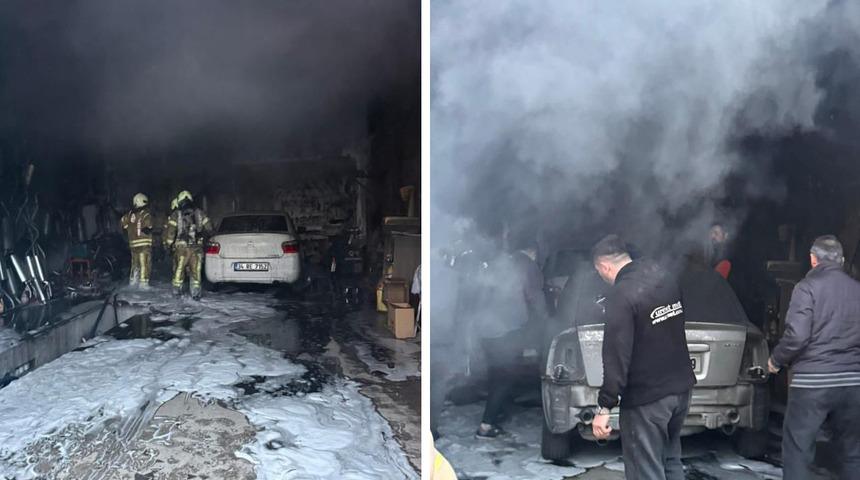 Silivri Sanayi Sitesi'nde yangın: Dikkatli &ccedil;ıraklar facianın &ouml;n&uuml;ne ge&ccedil;ti