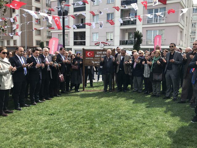 Şehit Binbaşı &Uuml;mit &Ccedil;elik&rsquo;in adı Beylikd&uuml;z&uuml;&rsquo;nde yaşayacak 1