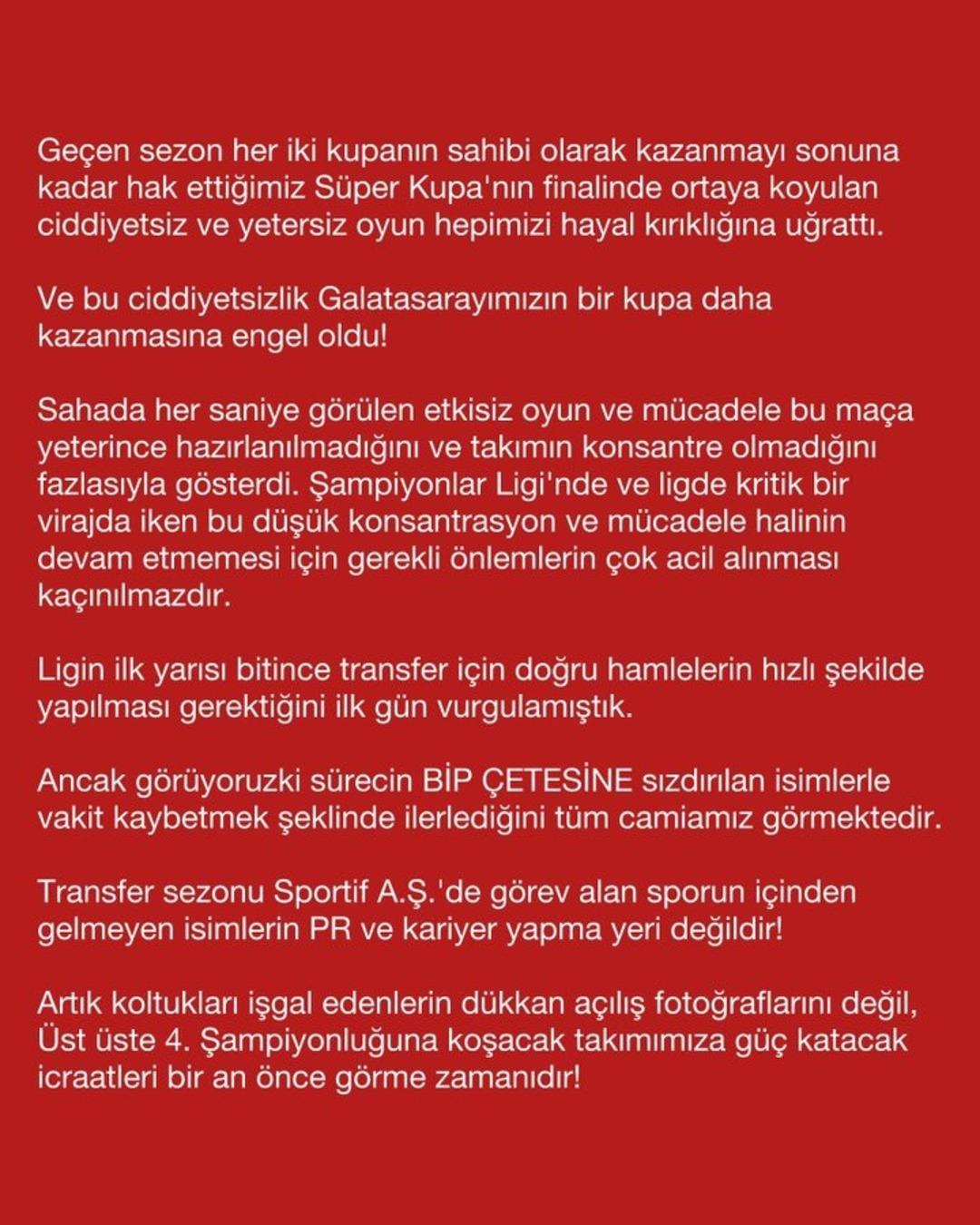 UltrAslan dan zehir zemberek açıklama! Burası PR ve kariyer yapma yeri değildir 2