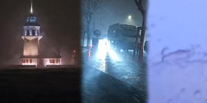 İstanbul'u 'kırmızı k&uuml;tle' vurdu! Hayat fel&ccedil; oldu