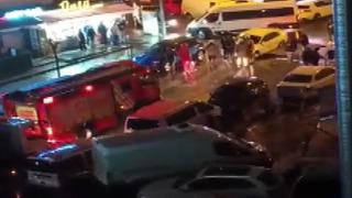 Son dakika: İstanbul'da sağanak etkili oldu: Yol &ccedil;&ouml;kt&uuml;
