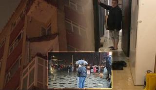 İstanbul'da kabus gibi gece! Ağa&ccedil;lar devrildi, yol &ccedil;&ouml;kt&uuml;, evleri su bastı