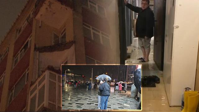 İstanbul'da kabus gibi gece! Ağaçlar devrildi, yol çöktü, evleri su bastı