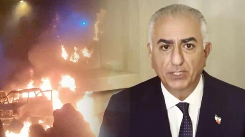 İran protestolarla kaynarken Rıza Pehlevi, Hamaney rejimine meydan okudu: &ldquo;Sokakları terk etmeyin&rdquo;