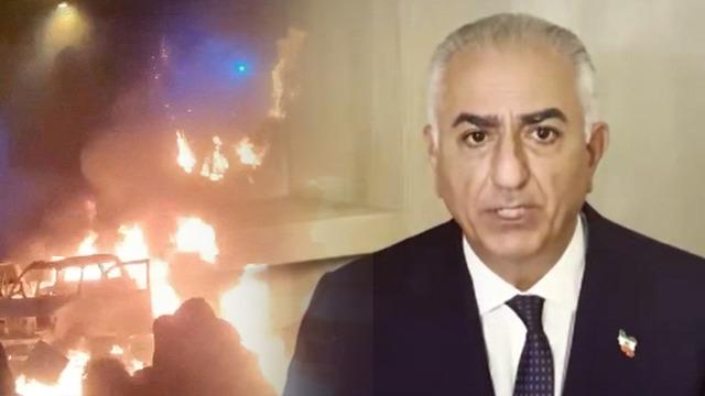 İran protestolarla kaynarken Rıza Pehlevi, Hamaney rejimine meydan okudu: “Sokakları terk etmeyin”