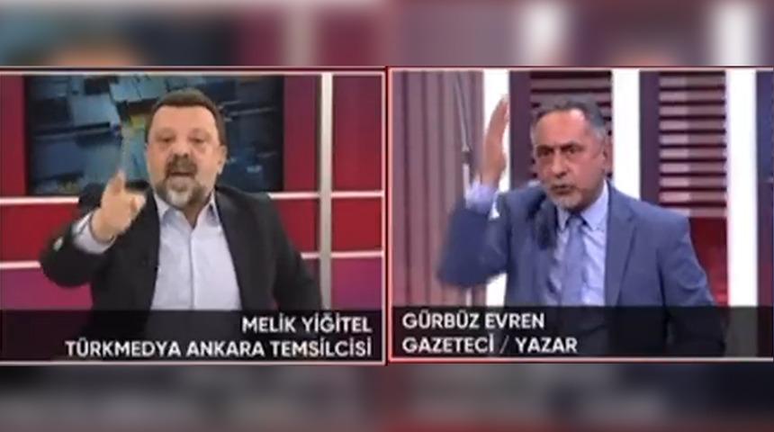 Reklam da fayda etmedi! Melik Yiğitel ve G&uuml;rb&uuml;z Evren canlı yayında birbirlerine fena girdi