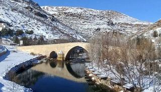 847 yıllık Haburman K&ouml;pr&uuml;s&uuml;, ilk g&uuml;nk&uuml; ihtişamı ile ayakta