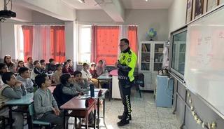 Nazilli&rsquo;de &ouml;ğrencilere g&uuml;venli trafik eğitimi