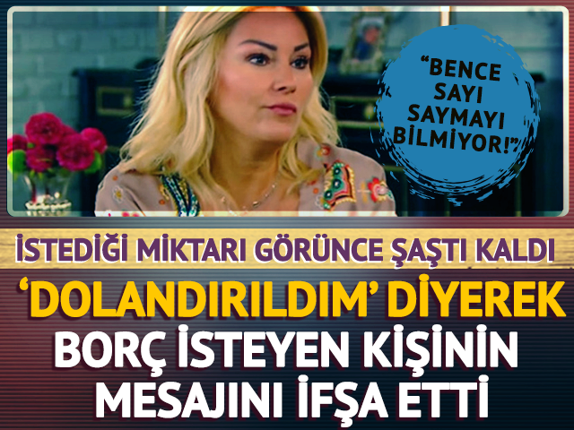 Pınar Altuğ'a mesaj atıp 450 bin TL istedi! &Uuml;nl&uuml; oyuncu şaştı kaldı