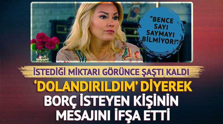 Pınar Altuğ'a mesaj atıp 450 bin TL istedi! &Uuml;nl&uuml; oyuncu şaştı kaldı