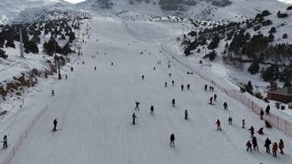 Ergan Kayak Merkezinde hafta sonu yoğunluğu