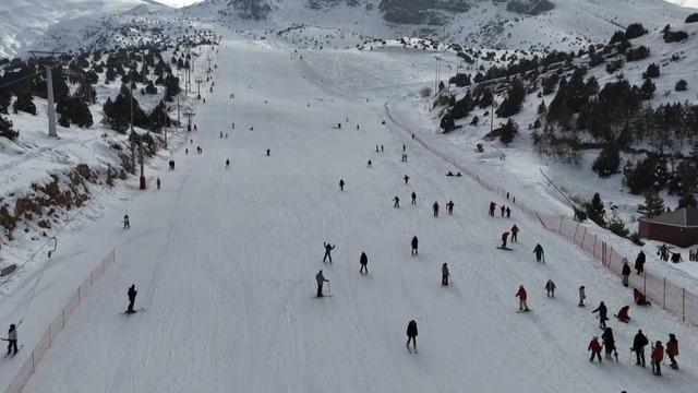 Ergan Kayak Merkezinde hafta sonu yoğunluğu