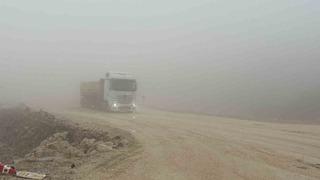 Hatay’da yüksek kesimlerde sis