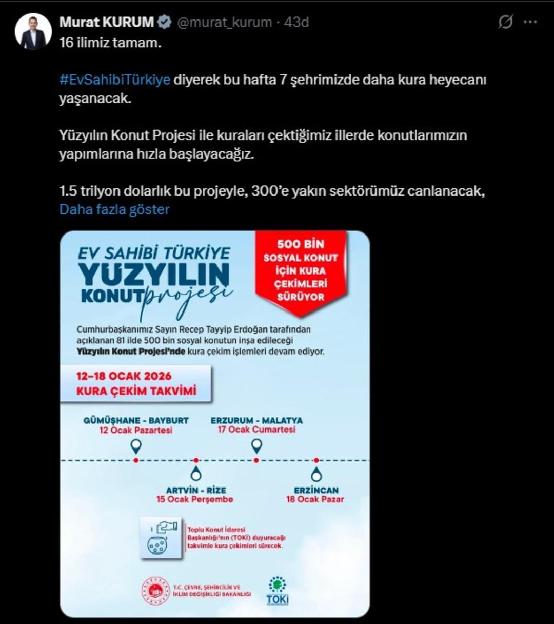 500 bin sosyal konutta 7 ilin kura tarihleri belli oldu 2