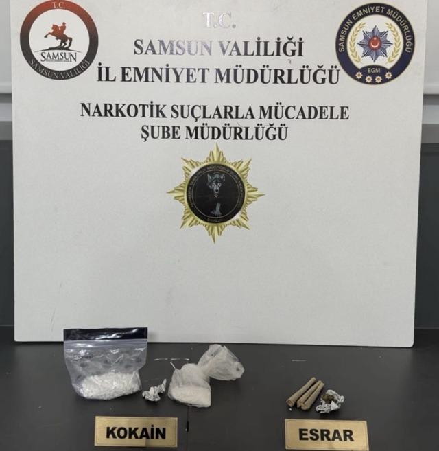 Samsun’da narkotik operasyonu: 4 gözaltı 1