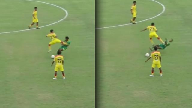 Futbol sahalarında vahşet! Rakibine öldürücü uçan tekme attı, hayatı bitti