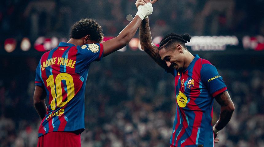 İspanya S&uuml;per Kupası'nı Real Madrid'i 3-2 yenen Barcelona kazandı