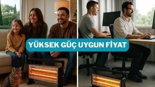 Bu kış ayaklarınız hiç ısınmadığı kadar ısınacak: Taşınabilir ısıtıcı indirimde