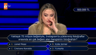 Yarışmaya damga vurdu! 500 bin TL'lik Messi sorusu