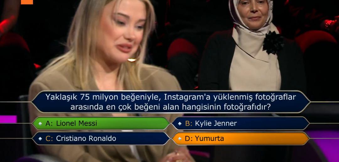 Kim Milyoner Olmak İster yarışmasına damga vuran 500 bin TL lik Messi sorusu! 2