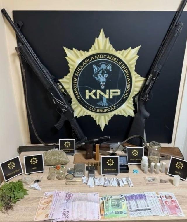 L&uuml;leburgaz&rsquo;da uyuşturucu operasyonunda 3 tutuklama 1