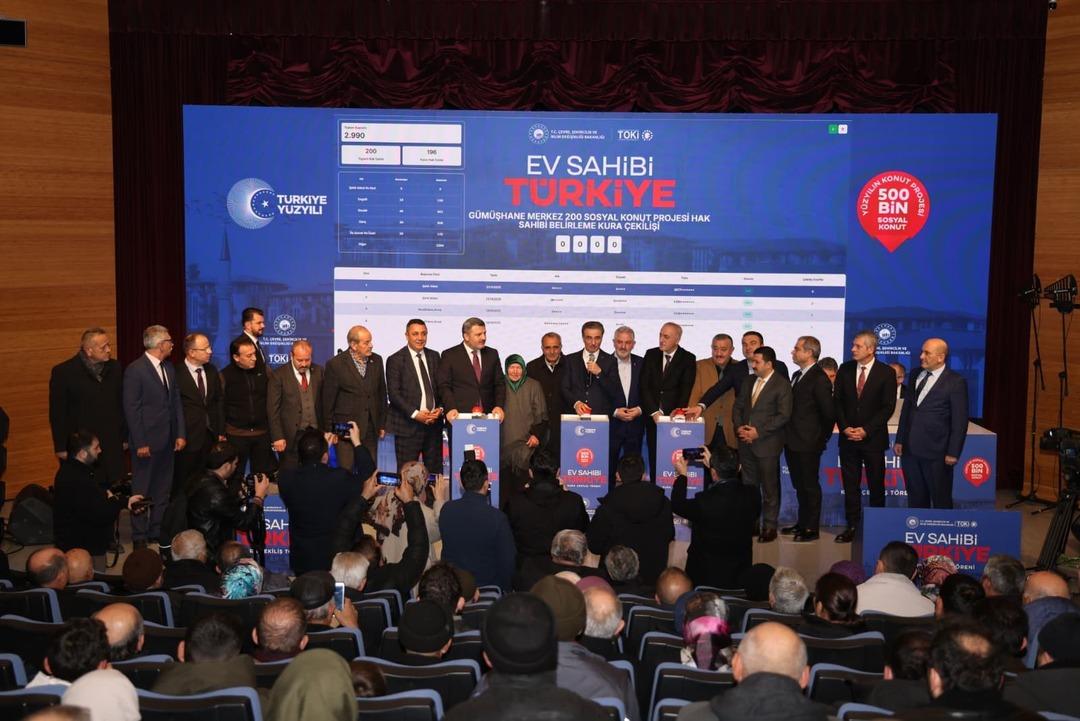 TOKİ kurası çekildi: 500 bin konutta Gümüşhane de hak sahipleri belli oldu 1