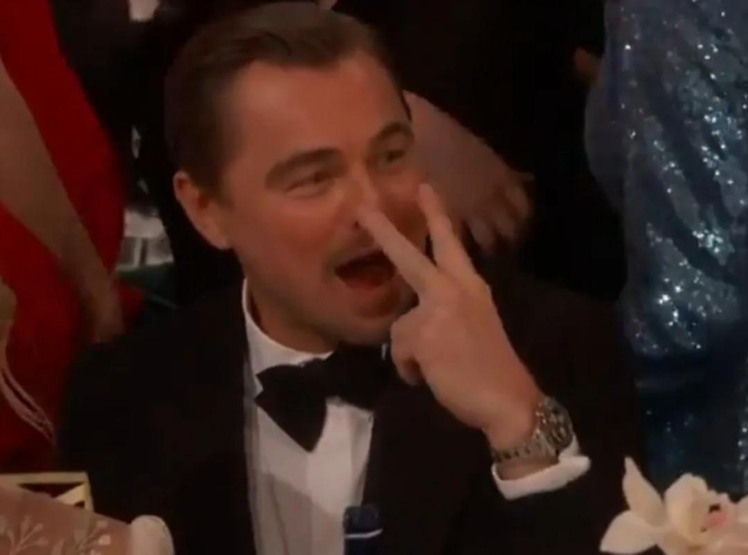 Leonardo DiCaprio nun Altın K&uuml;re de viral olan halleri... 1