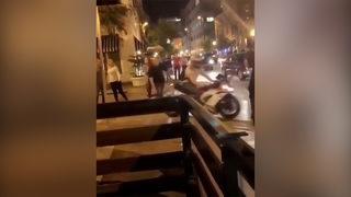 Motorcuya karışan adamların hazin sonu