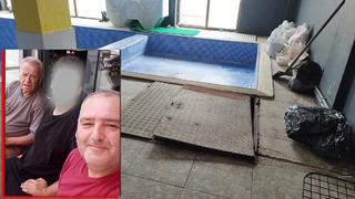 Babasını öldürüp kireçlemiş: 4 ay havuz deposunda saklamış!