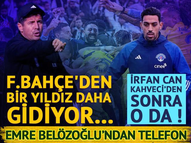 Emre Bel&ouml;zoğlu İrfan Can Kahveci'den sonra Fenerbah&ccedil;e'den o ismi de istedi!