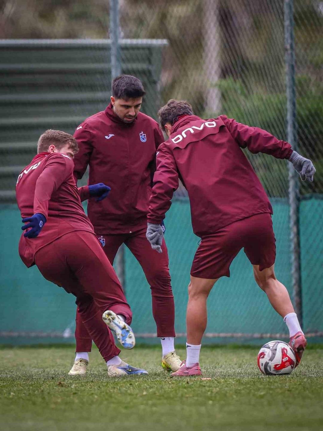 Trabzonspor kupa hazırlıklarını sürdürdü 1