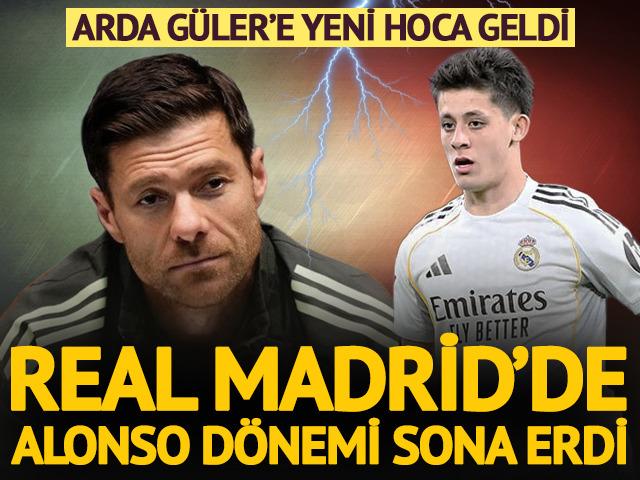 Arda G&uuml;ler'li Real Madrid, Xabi Alonso'nun g&ouml;revine son verildiğini a&ccedil;ıkladı!