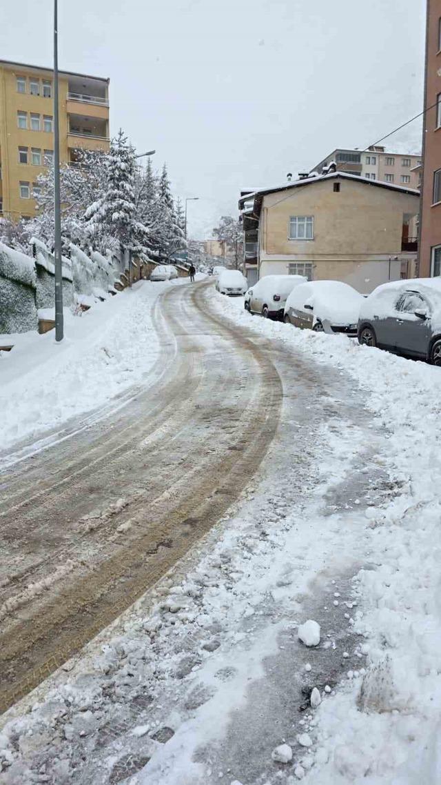 G&uuml;m&uuml;şhane&rsquo;de kar 247 k&ouml;y yolunu ulaşıma kapattı 1