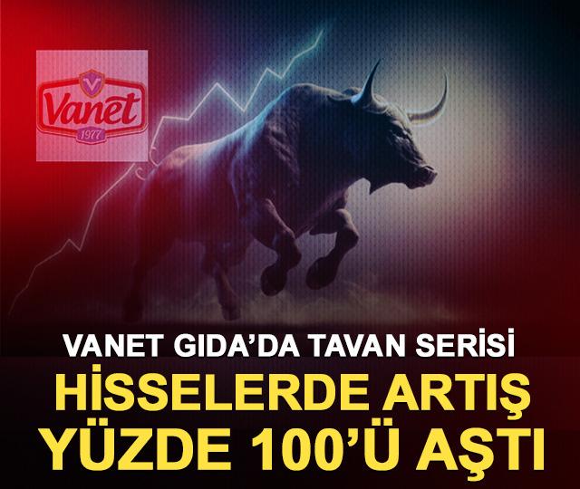 Vanet Gıda’da "sessiz devrim" tavan serisi getirdi: Hisselerde artış yüzde 100’ü aştı