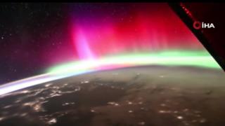 Japon astronot Kimiya Yui, uzaydan kuzey ışıklarını görüntüledi