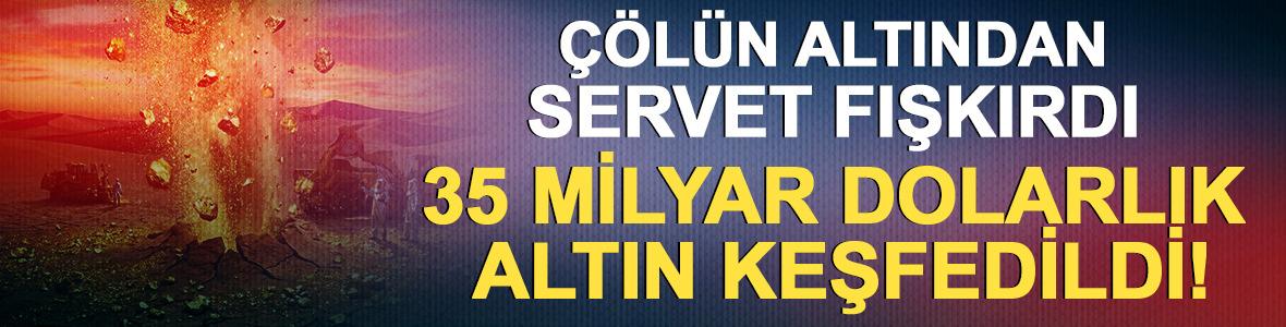 &Ccedil;&ouml;l&uuml;n altından servet fışkırdı: 35 milyar dolarlık altın keşfedildi!