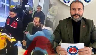 Hastanede skandal g&ouml;r&uuml;nt&uuml;ler! Eline vurup, boğazını sıktı