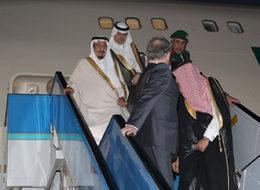 Suudi Kralı Selman Antalya'ya geldi