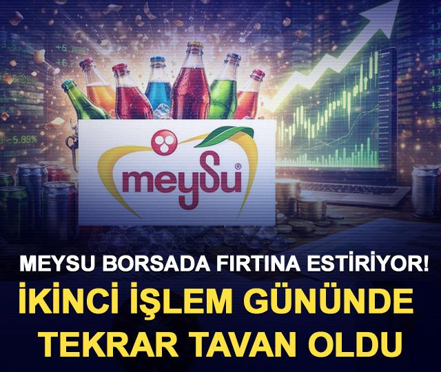 MEYSU borsada fırtına estiriyor! İkinci işlem g&uuml;n&uuml;nde tekrar tavan oldu