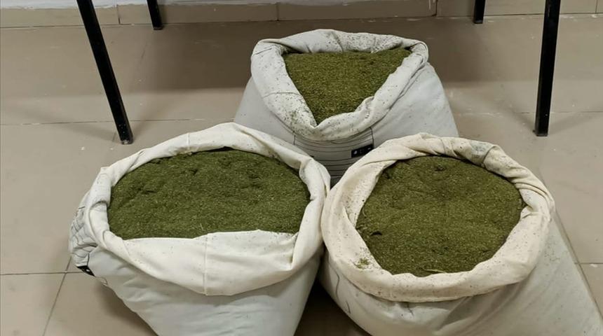 Van'da 5 kilo 250 gram esrar ele ge&ccedil;irildi