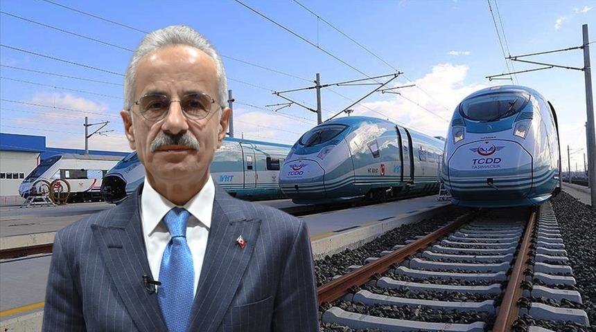 Hızlı tren ile daha &ccedil;ok yolcu seyahat edecek! Bakan Uraloğlu duyurdu: Artıyor